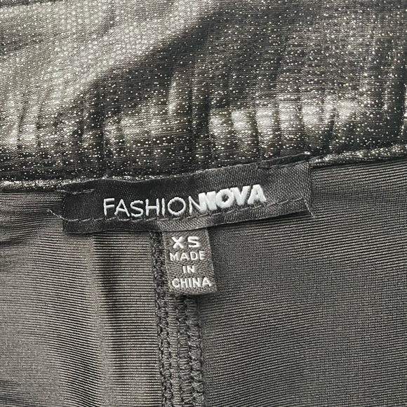 NWOT Shiny Black High-Waisted Panty - Picture 2 of 12